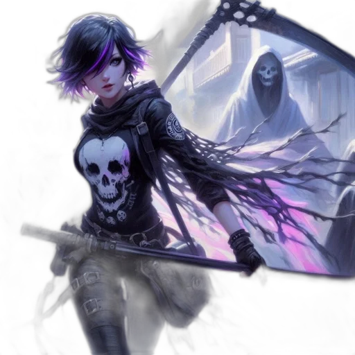 weapon, sword, jacket, concept art transparent PNG cut-out