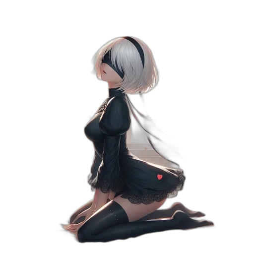 dress, jacket, robot, weapon transparent PNG cut-out