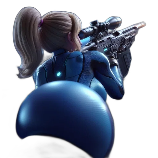 weapon, robot, staff, jacket transparent PNG cut-out