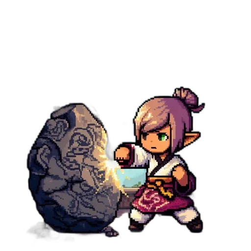 weapon, sword, pixel art, concept art transparent PNG cut-out