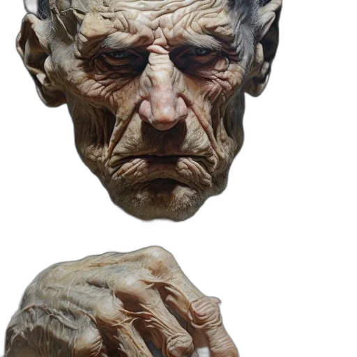 face, mask, creature, crown transparent PNG cut-out