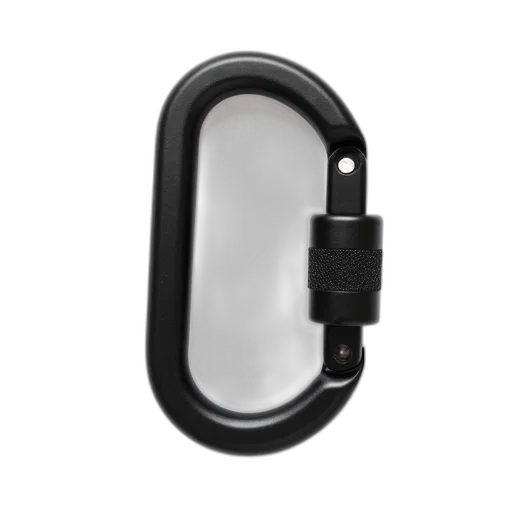 jewelry, staff, black, carabiner transparent PNG cut-out