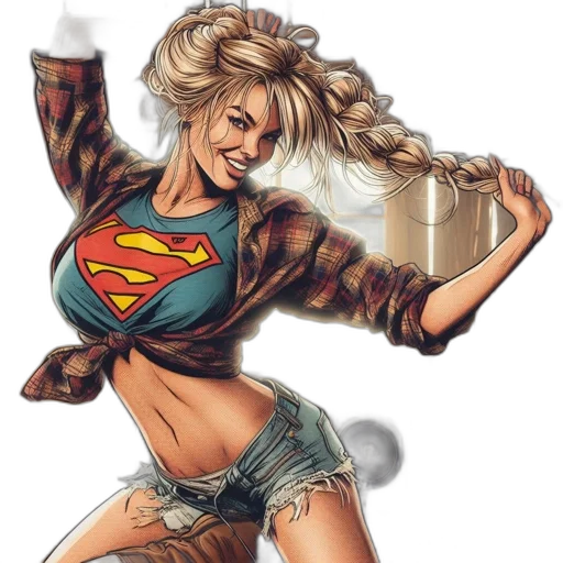 comic book art, cartoon, concept art, fantasy art transparent PNG cut-out
