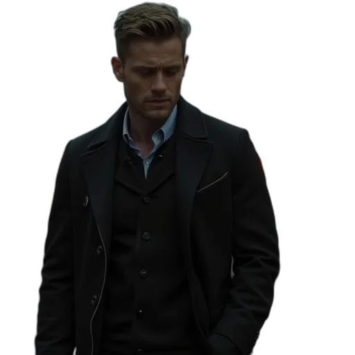 jacket, staff, concept art, cartoon transparent PNG cut-out