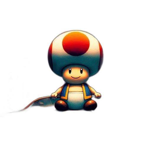 hat, staff, robot, creature transparent PNG cut-out