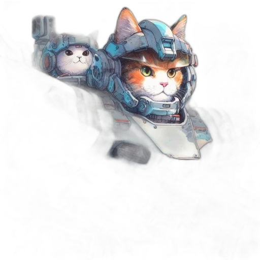 robot, weapon, staff, creature transparent PNG cut-out