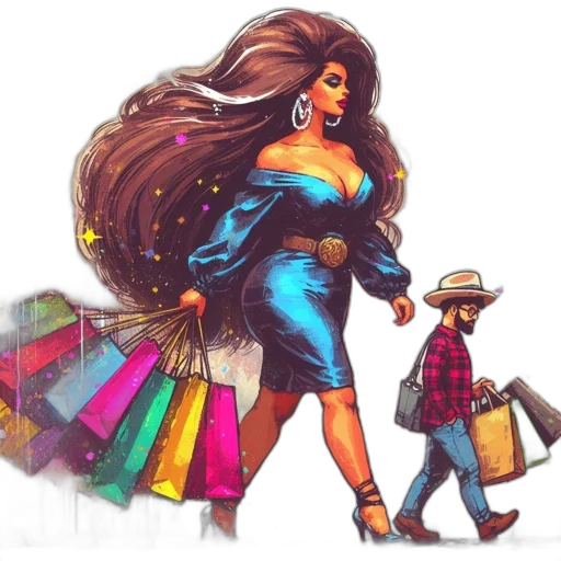dress, comic book art, fantasy art, concept art transparent PNG cut-out