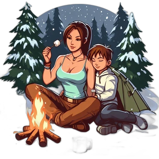 pixel art, concept art, fantasy art, comic book art transparent PNG cut-out
