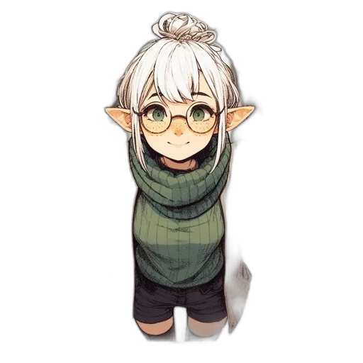 staff, creature, dragon, watercolor transparent PNG cut-out