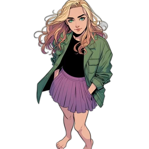 jacket, dress, cartoon, concept art transparent PNG cut-out