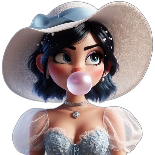 jewelry, hat, 3d render, concept art transparent PNG cut-out