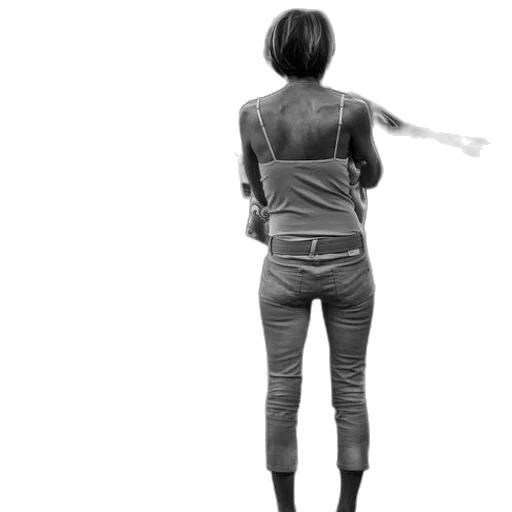 jacket, staff, dress, robot transparent PNG cut-out
