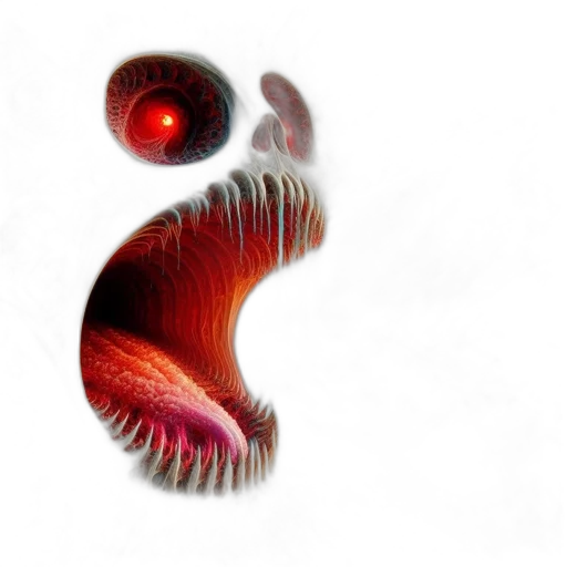 creature, animal, dragon, hair transparent PNG cut-out