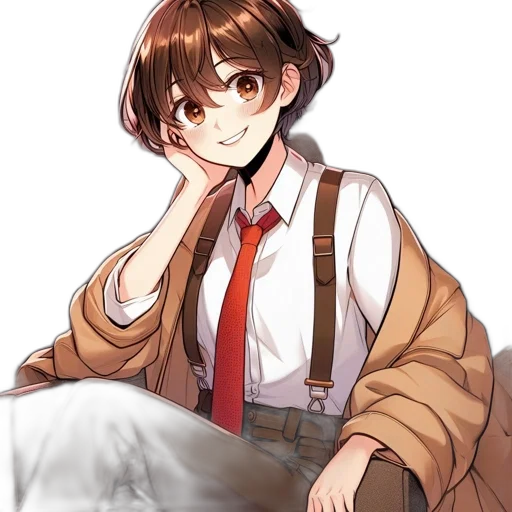 staff, face, jacket, creature transparent PNG cut-out