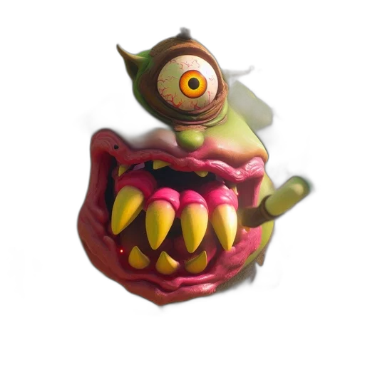creature, mask, face, staff transparent PNG cut-out