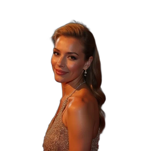dress, staff, face, jewelry transparent PNG cut-out