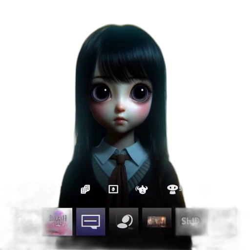 robot, face, staff, creature transparent PNG cut-out