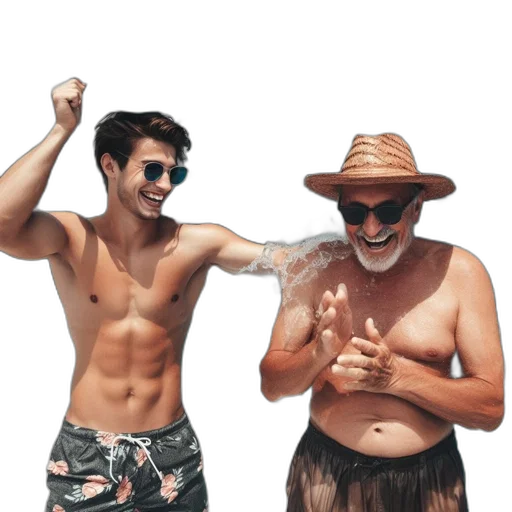 hat, photorealistic, concept art, beach transparent PNG cut-out