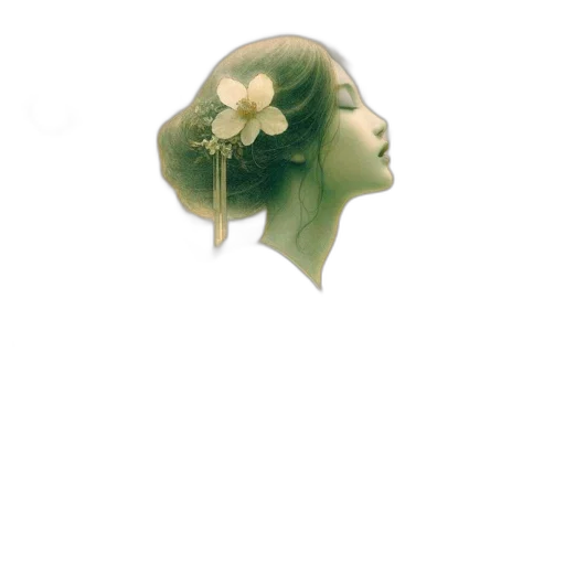 crown, flower, mask, face transparent PNG cut-out