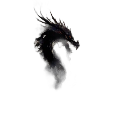 dragon, creature, animal, hair transparent PNG cut-out
