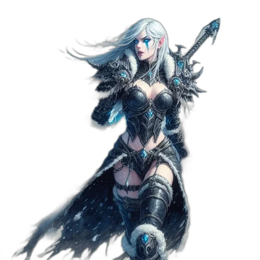 sword, staff, weapon, fantasy art transparent PNG cut-out
