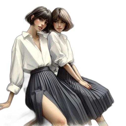 dress, photorealistic, concept art, oil painting transparent PNG cut-out