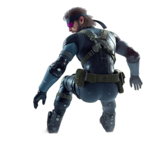jacket, weapon, mask, creature transparent PNG cut-out