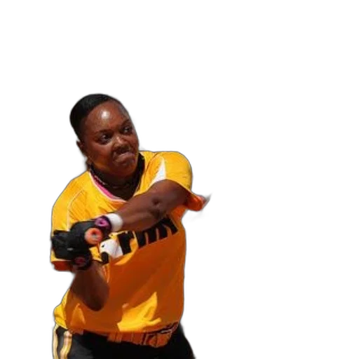 staff, 3d render, female, athlete transparent PNG cut-out