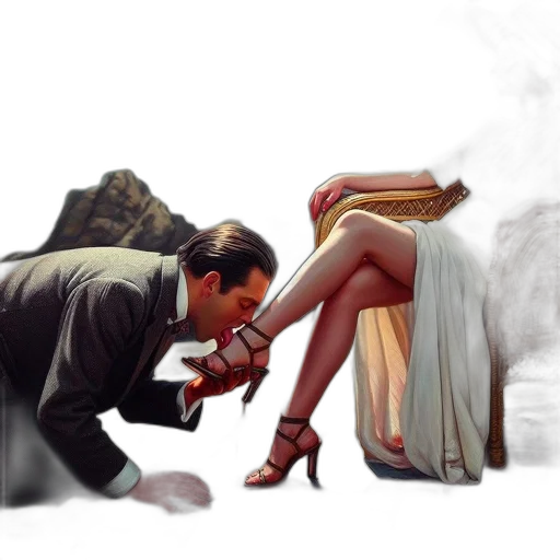 shoes, dress, weapon, concept art transparent PNG cut-out