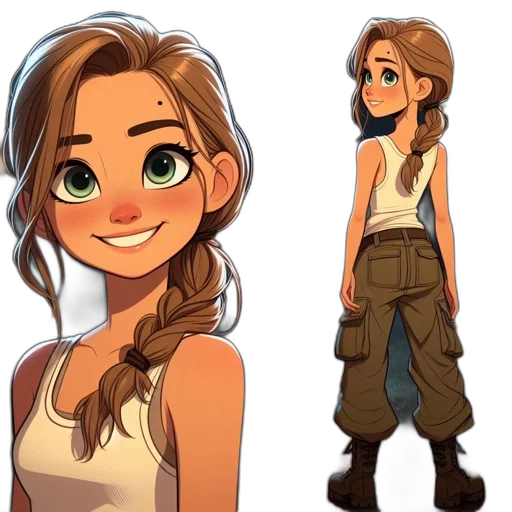 concept art, cartoon, pixel art, comic book art transparent PNG cut-out