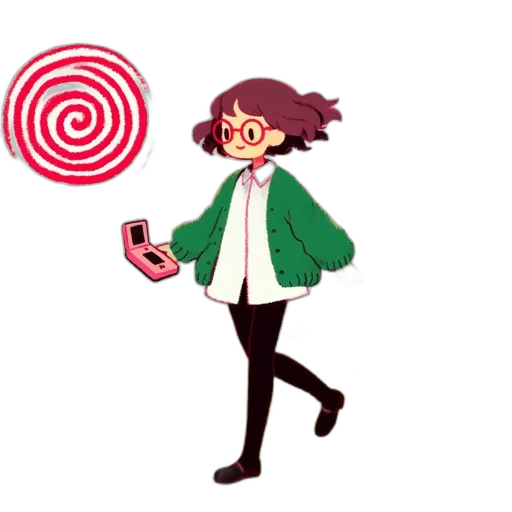 jacket, staff, creature, weapon transparent PNG cut-out