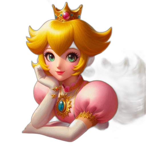 crown, jewelry, concept art, 3d render transparent PNG cut-out