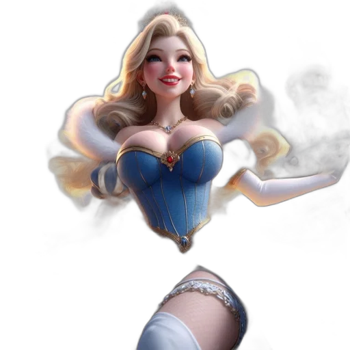 dress, concept art, fantasy art, photorealistic transparent PNG cut-out
