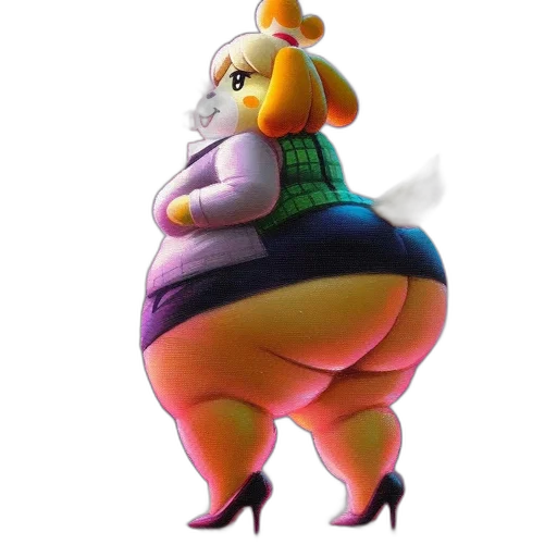 dress, animal, robot, staff transparent PNG cut-out