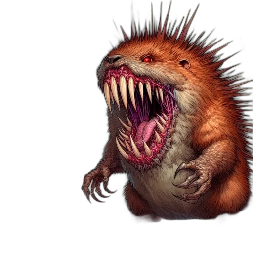 creature, animal, dragon, hair transparent PNG cut-out