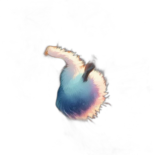 dragon, hair, creature, animal transparent PNG cut-out