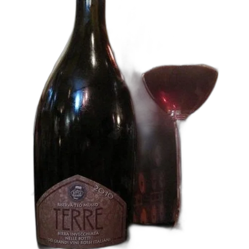 bottle, 3d render, terre, wine transparent PNG cut-out