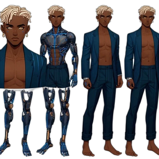 concept art, comic book art, cyberpunk, cartoon transparent PNG cut-out