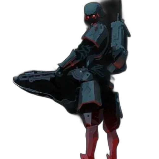 robot, weapon, staff, sword transparent PNG cut-out