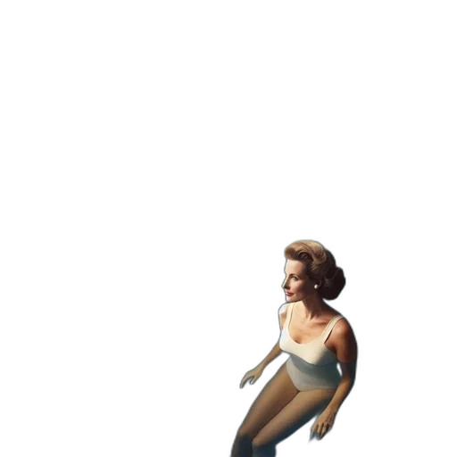 dress, staff, creature, robot transparent PNG cut-out