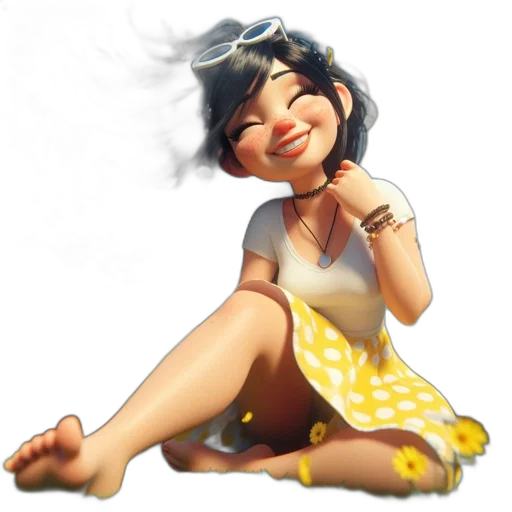 dress, staff, photorealistic, cartoon transparent PNG cut-out