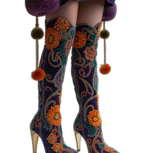 shoes, dress, jewelry, concept art transparent PNG cut-out