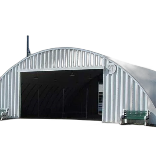 building, 3d render, white, arched transparent PNG cut-out