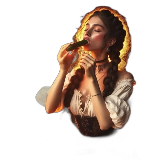 food, jewelry, crown, face transparent PNG cut-out