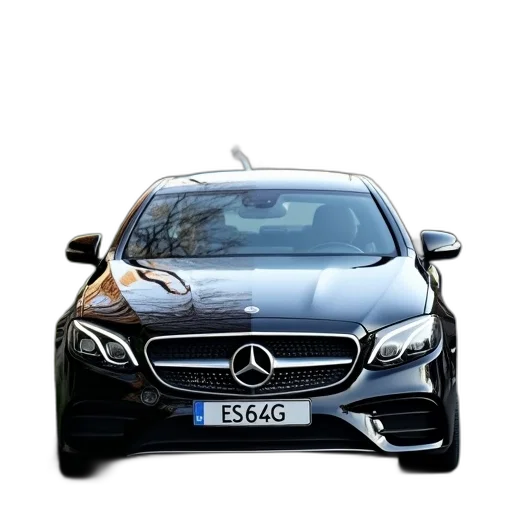car, 3d render, photorealistic, black transparent PNG cut-out