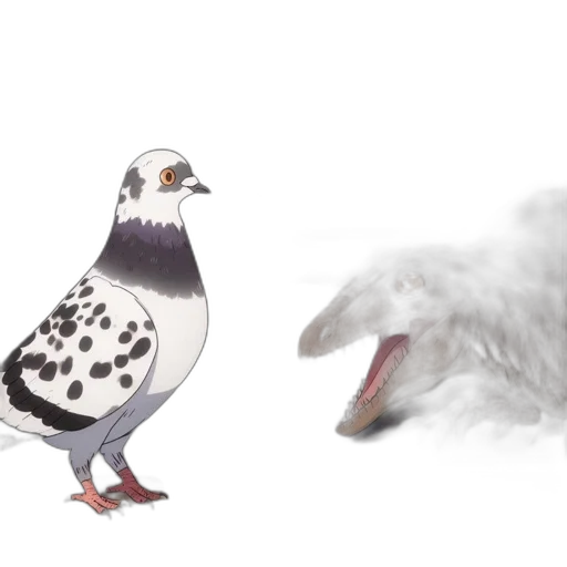 animal, 3d render, concept art, photorealistic transparent PNG cut-out