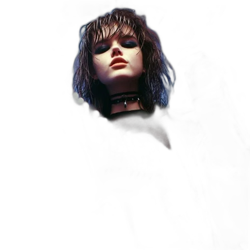 face, hair, robot, jewelry transparent PNG cut-out