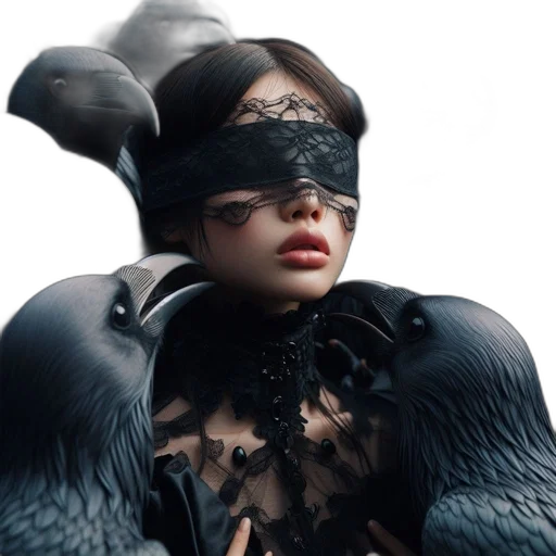 mask, creature, face, jacket transparent PNG cut-out
