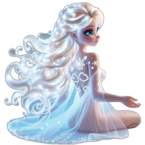 dress, hair, fantasy art, concept art transparent PNG cut-out