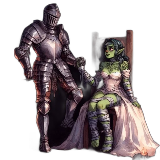 fantasy art, concept art, pixel art, comic book art transparent PNG cut-out